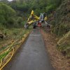Felsanker zum sichern vom Radweg