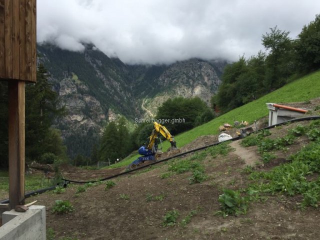 Leitungen zur Verteilstation